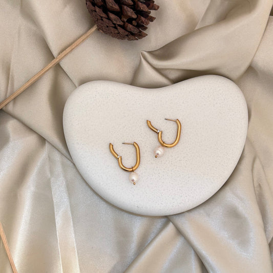 Pearl Drop Earrings - SRYN