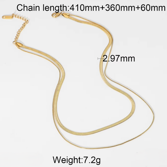 Twin Layer Necklace - SRYN