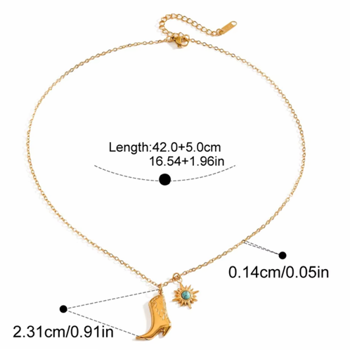 Boot Babe Pendant - SRYN