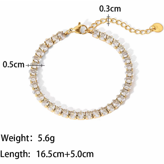 Lunar Kiss Tennis Bracelet - SRYN