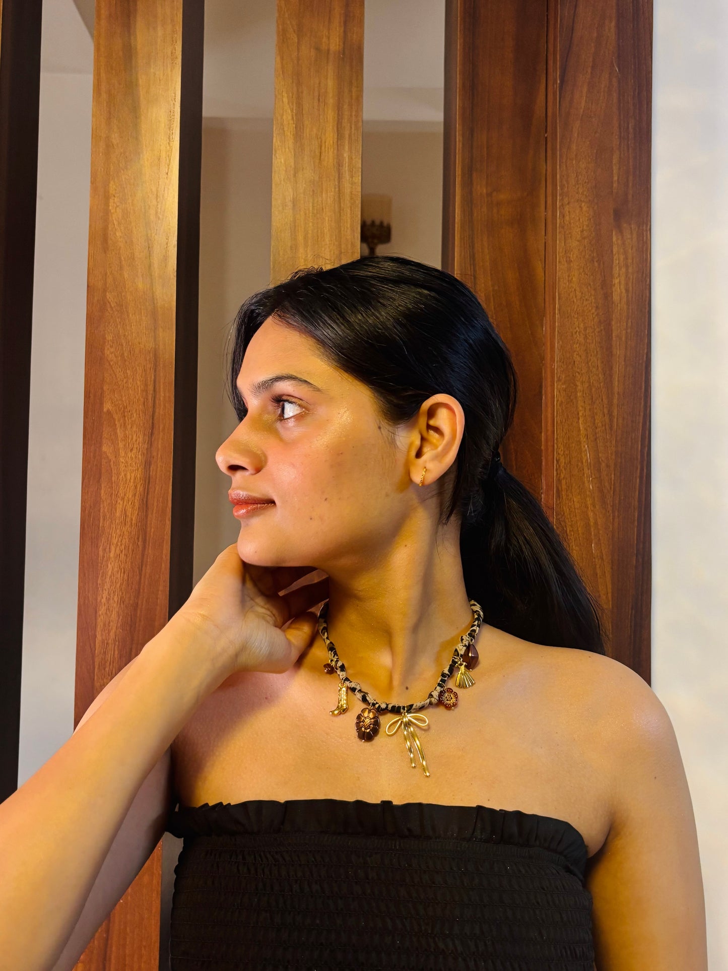Bow to the wild Charm Necklace - SRYN