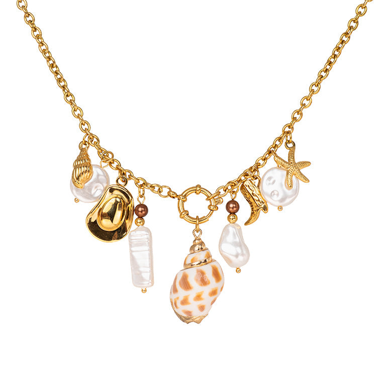 Coastline Crush Charm Necklace