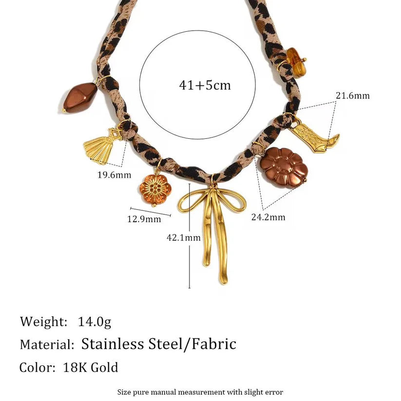 Bow to the wild Charm Necklace - SRYN