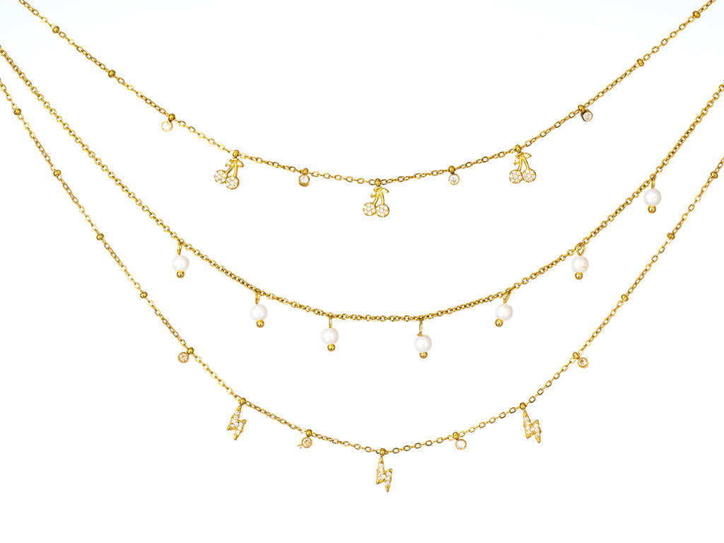 Jhilmil Mothi Charm Necklace