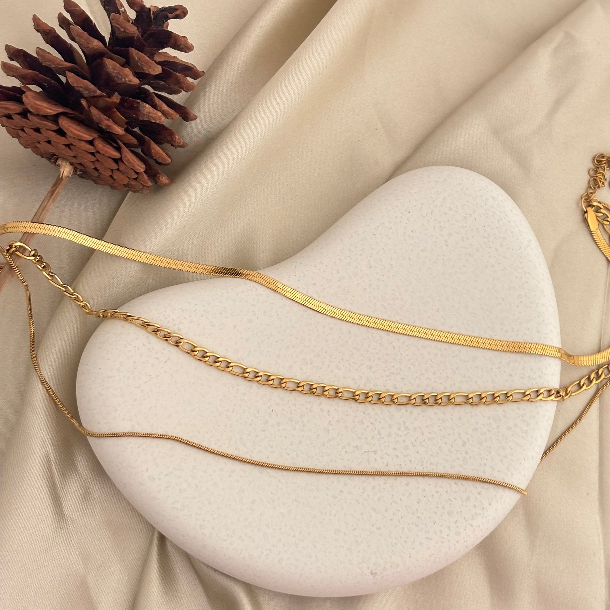 Soft Trio Layered Necklace - SRYN