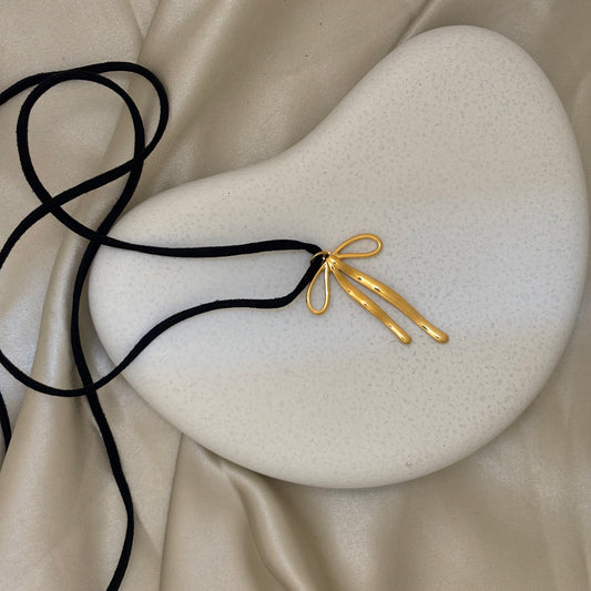 Midnight Bow Pendant - SRYN