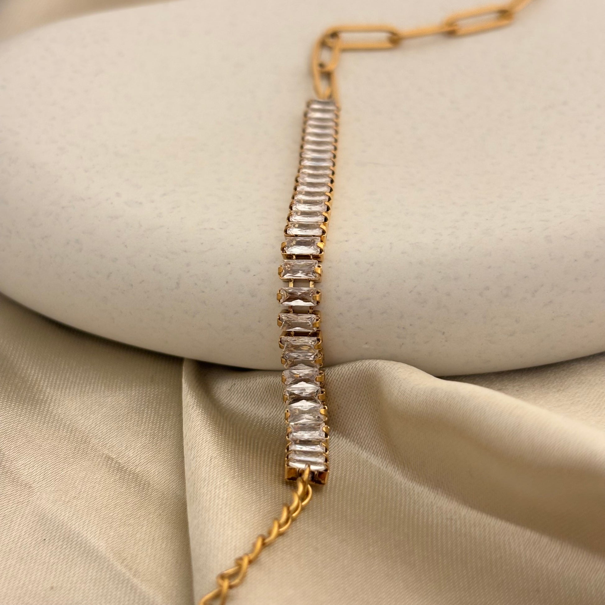 Stellar Cubic Tennis Bracelet - SRYN