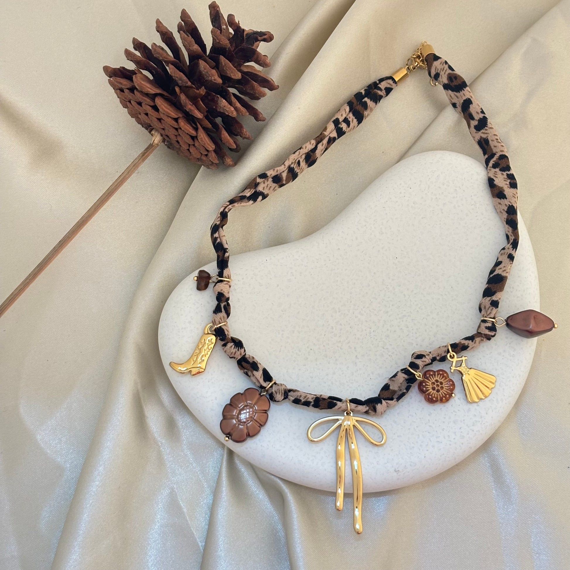 Bow to the wild Charm Necklace - SRYN