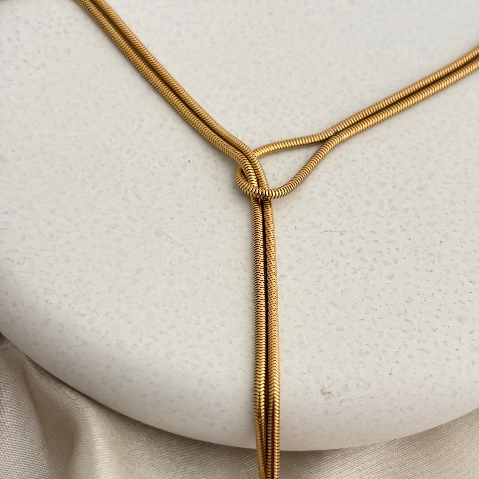 Veronica Y-Shaped Necklace - SRYN
