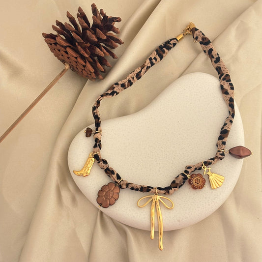 Bow to the wild Charm Necklace - SRYN