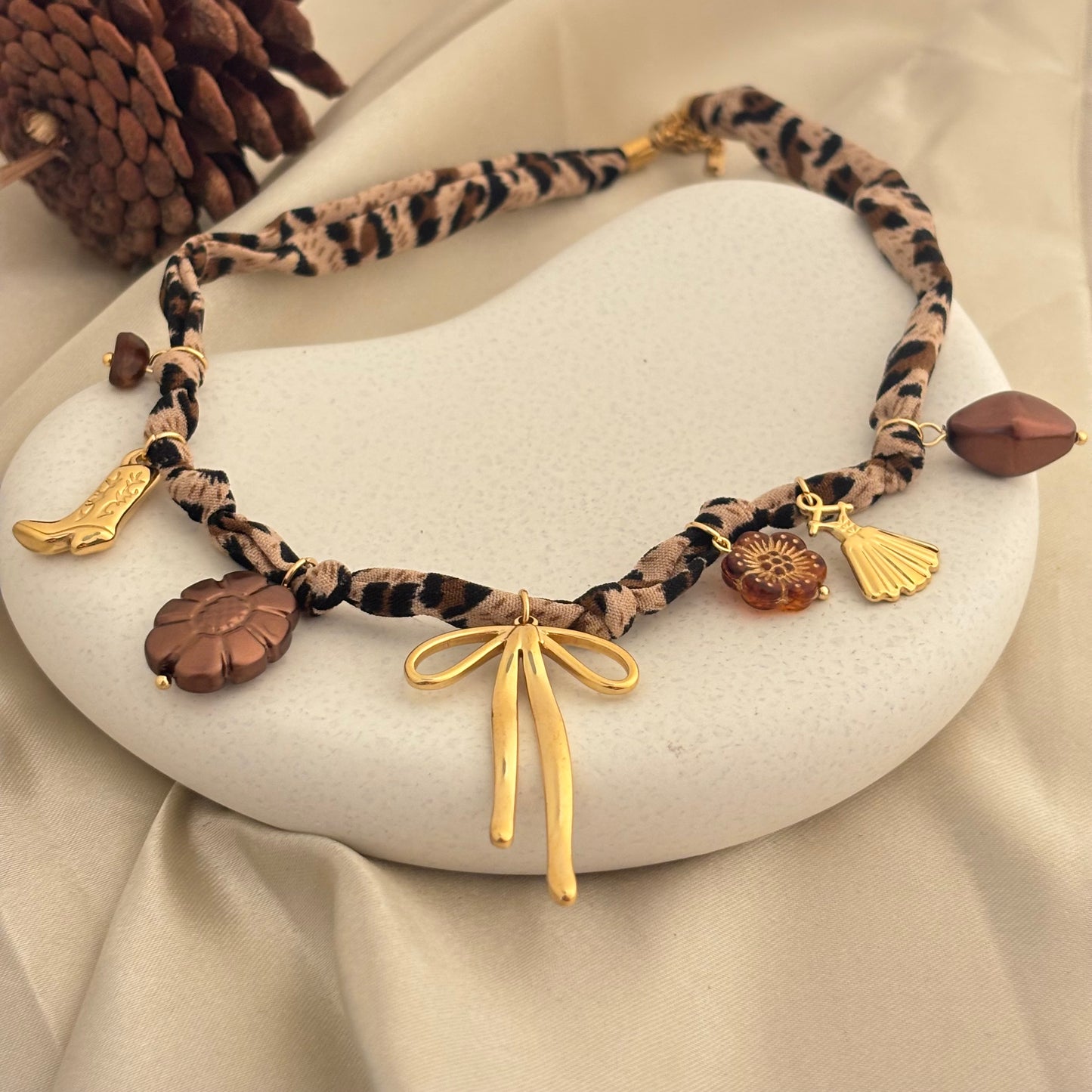 Bow to the wild Charm Necklace - SRYN