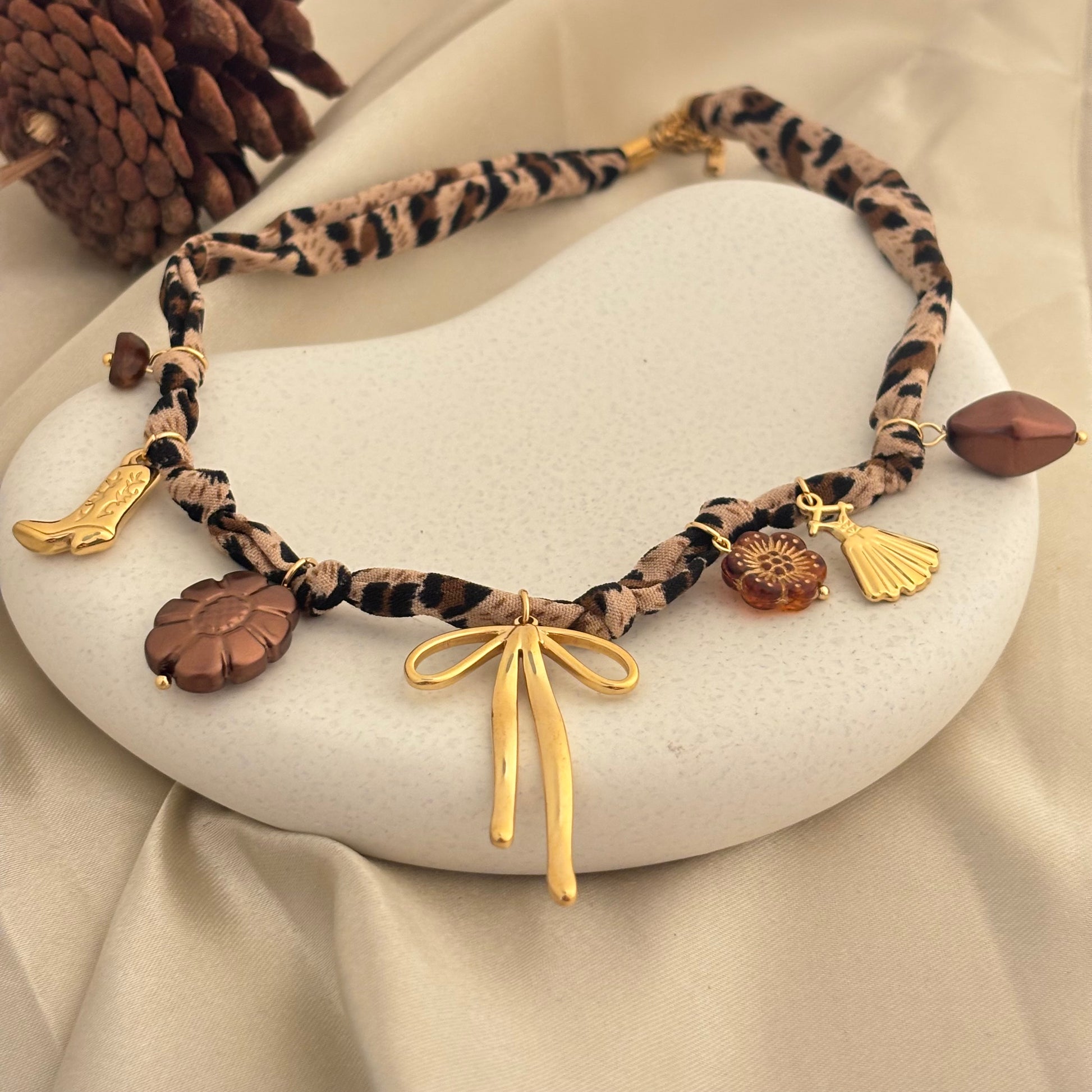 Bow to the wild Charm Necklace - SRYN