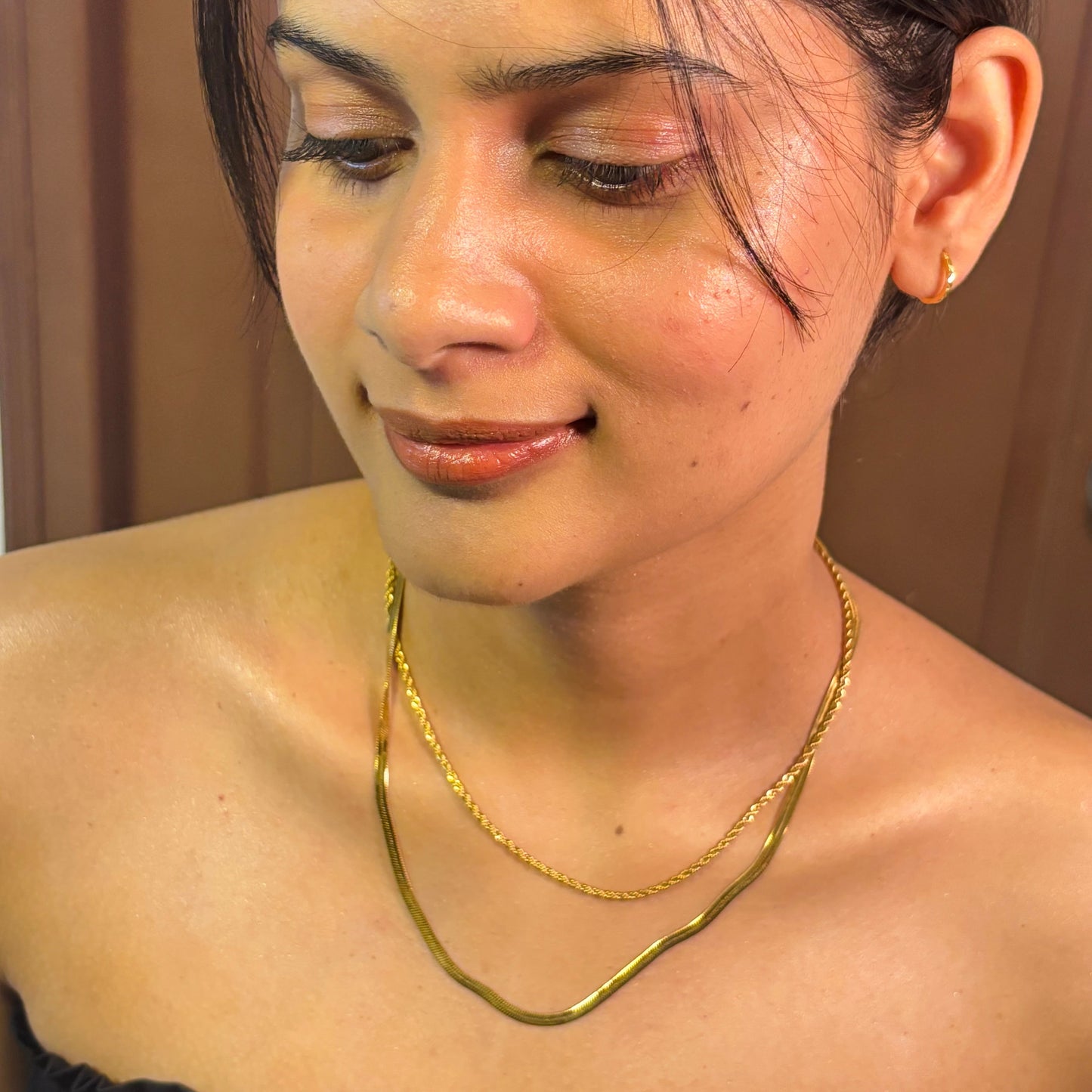 Rope & Snake Layered Necklace - SRYN