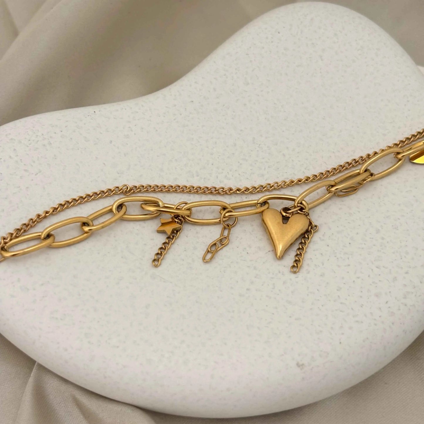 Celestial Romance Charm Bracelet