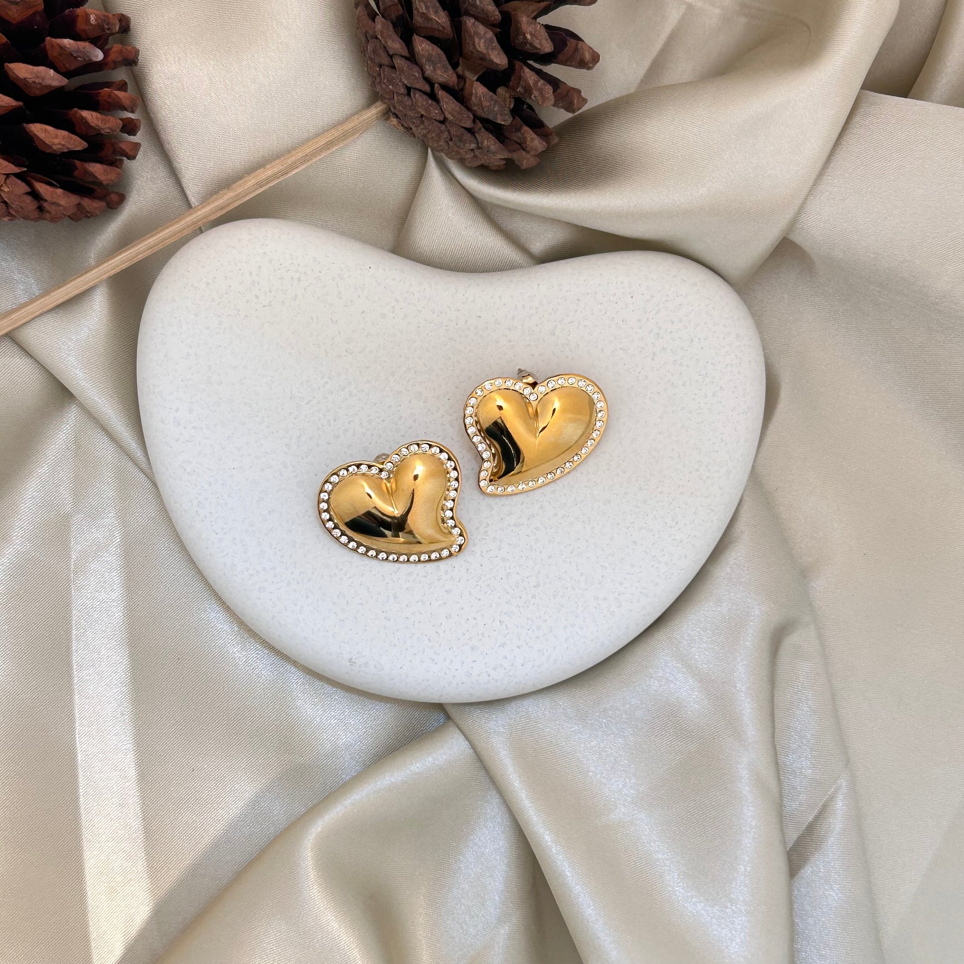 Love Crush Heart Earrings - SRYN