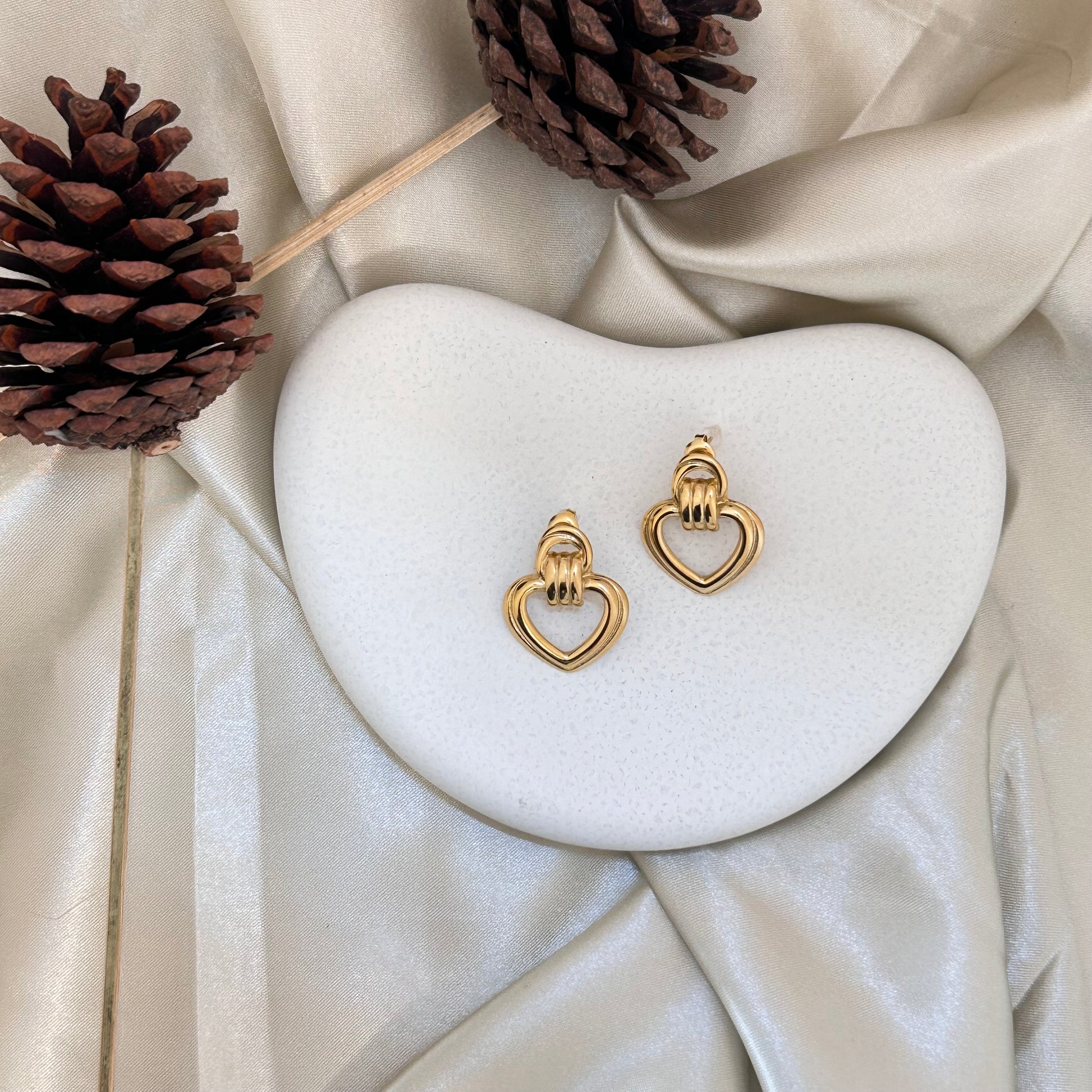 Heart Knot Earrings - SRYN