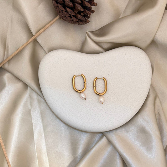 Pearl Drop Earrings - SRYN