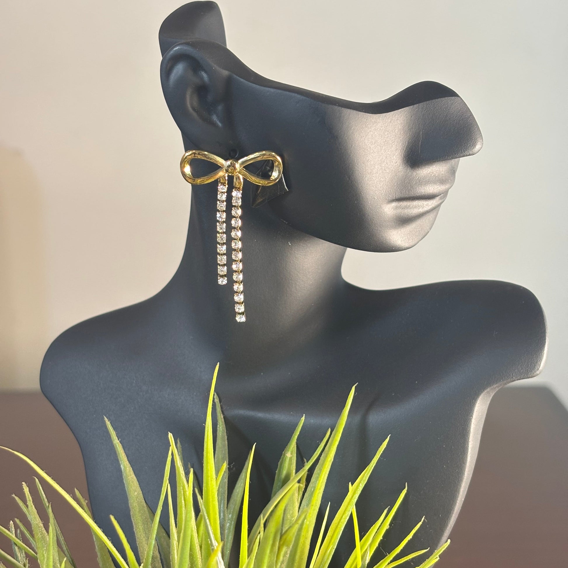 Midnight Bow Earrings - SRYN