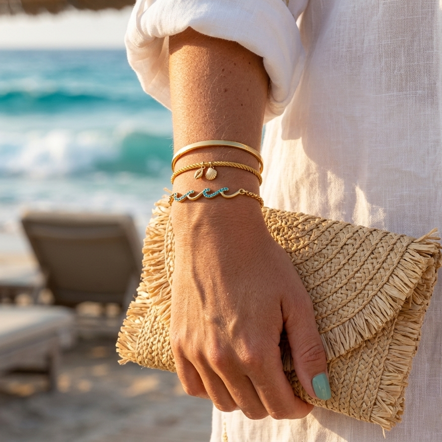 bracelet for women, beach jewellery, beach wear for women, gold bracelet, blue stone bracelet, blue bracelet for women, turquoise bracelet, gold bracelet,  gold bracelet for women