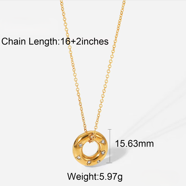 Icy Donut Pendant - SRYN