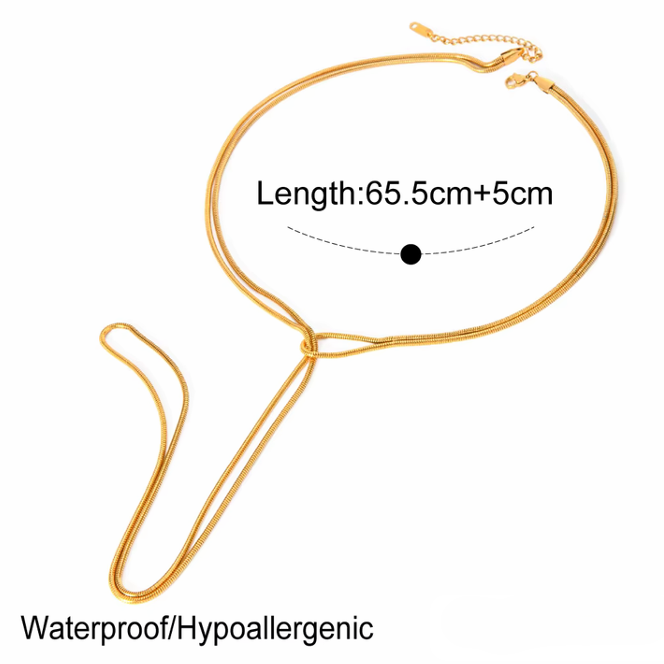 Veronica Y-Shaped Necklace - SRYN