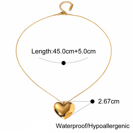 Golden Heart Pendant - SRYN