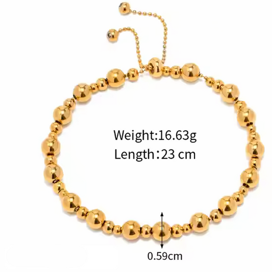Beads in Sync Chain Bracelet - SRYN
