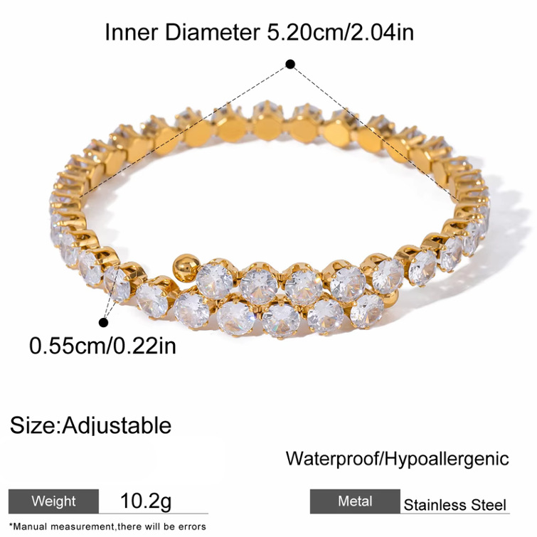 SRYN Showgirl Tennis Bracelet - SRYN