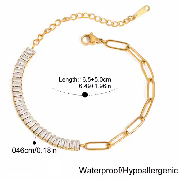 Stellar Cubic Tennis Bracelet - SRYN