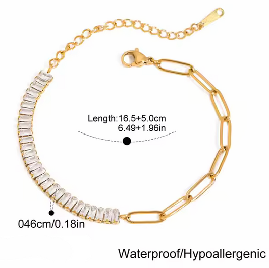 Stellar Cubic Tennis Bracelet - SRYN
