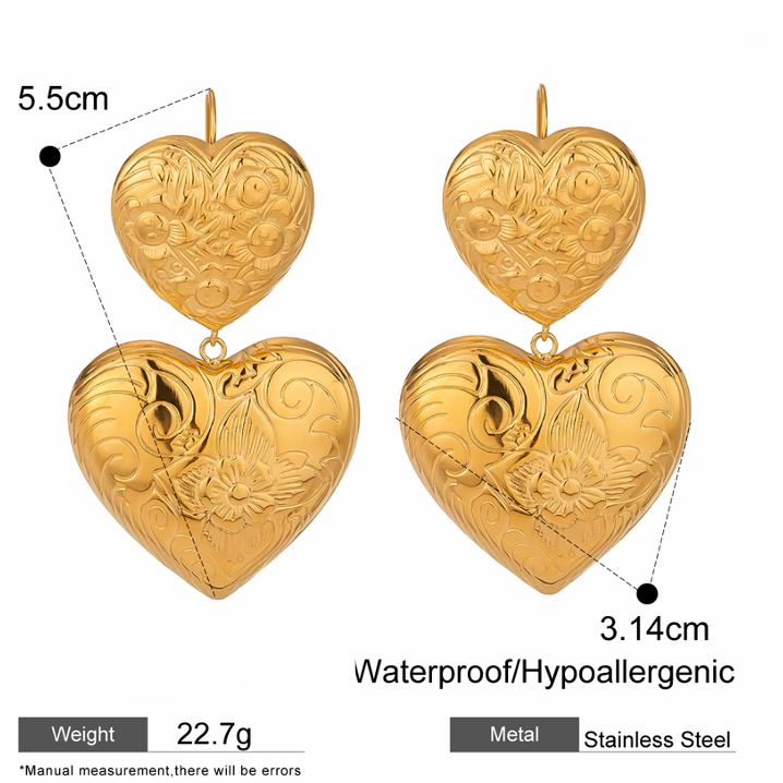 Heart & Thorn Earrings - SRYN