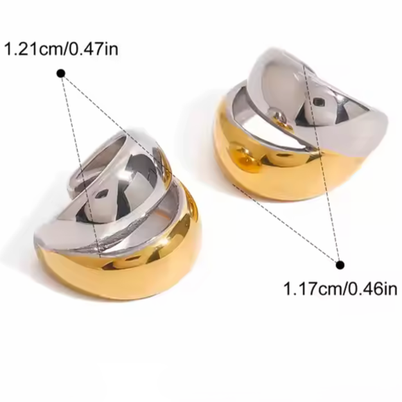 Twin Metal Ear Cuffs - SRYN