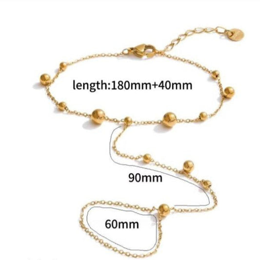 Gloden Karma Hand Chain Bracelet - SRYN
